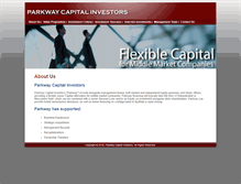 Tablet Screenshot of parkwaycapital.com